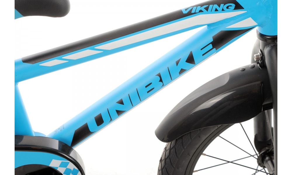 Rower dziecięcy Unibike Viking - niebieski-czarny