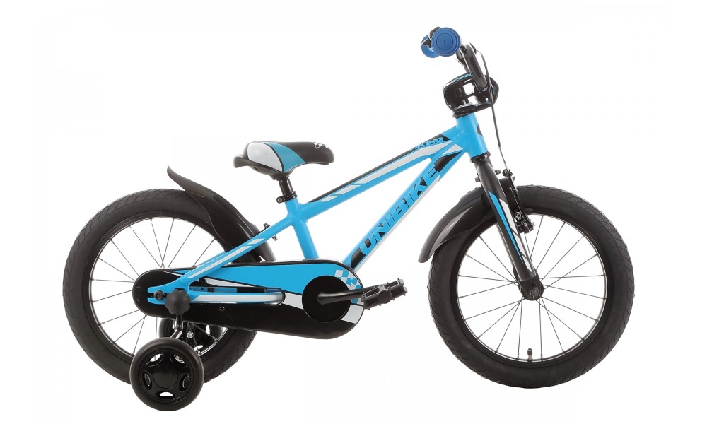 Rower dziecięcy Unibike Viking - niebieski-czarny