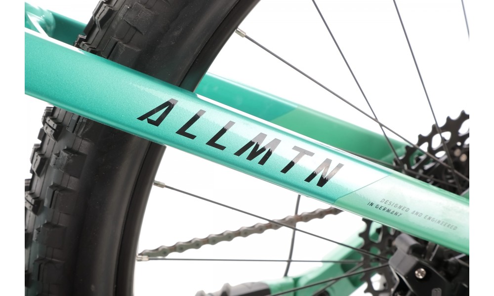 Rower górski elektryczny Haibike Allmtn 2 - turkusowy-czarny