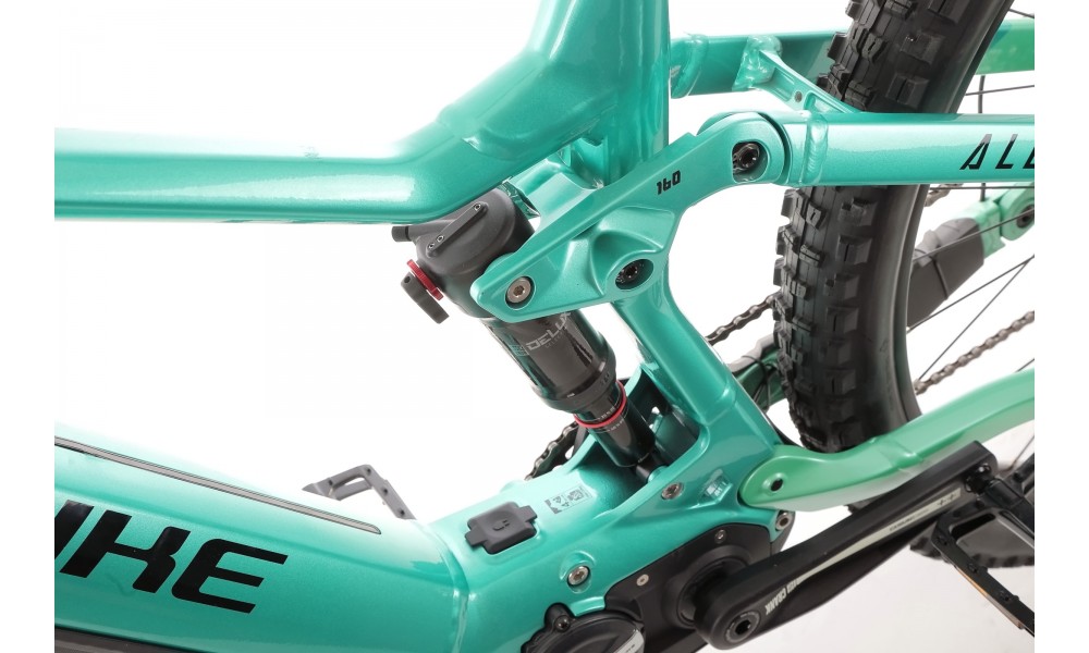 Rower górski elektryczny Haibike Allmtn 2 - turkusowy-czarny