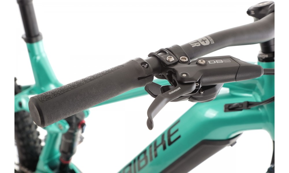 Rower górski elektryczny Haibike Allmtn 2 - turkusowy-czarny