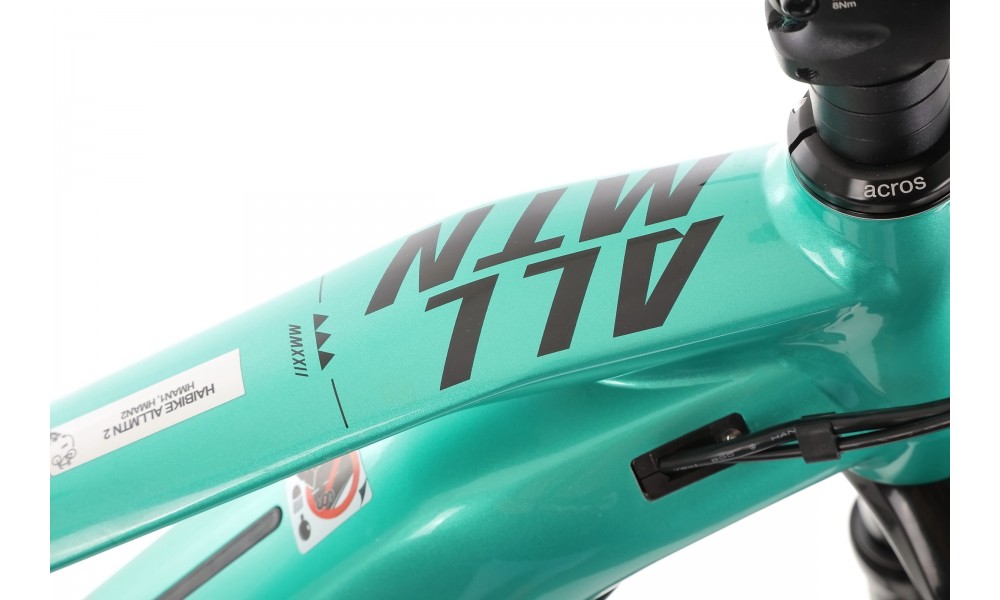 Rower górski elektryczny Haibike Allmtn 2 - turkusowy-czarny