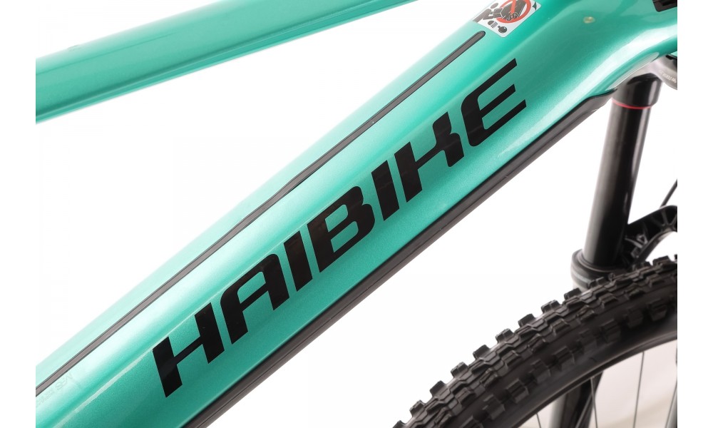 Rower górski elektryczny Haibike Allmtn 2 - turkusowy-czarny