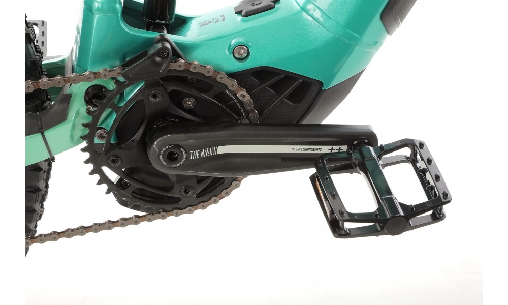 Rower górski elektryczny Haibike Allmtn 2 - turkusowy-czarny