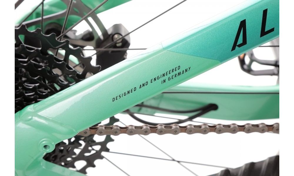 Rower górski elektryczny Haibike Allmtn 2 - turkusowy-czarny