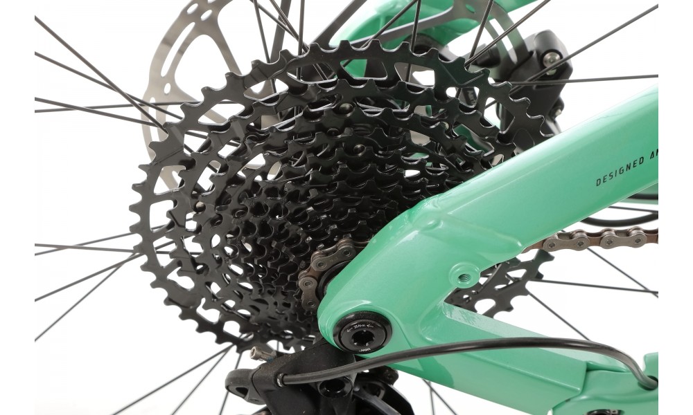 Rower górski elektryczny Haibike Allmtn 2 - turkusowy-czarny