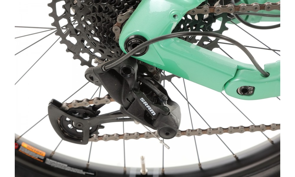 Rower górski elektryczny Haibike Allmtn 2 - turkusowy-czarny