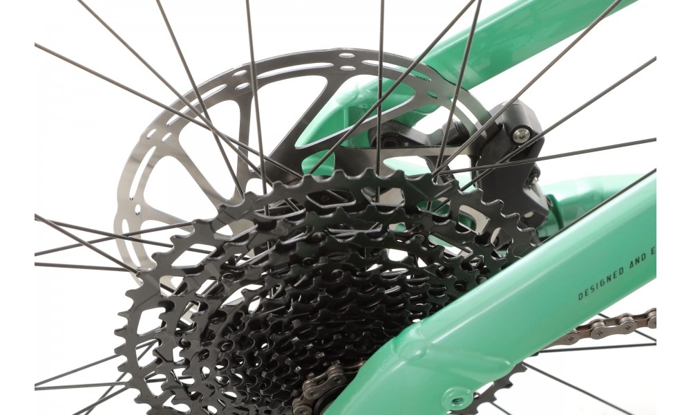 Rower górski elektryczny Haibike Allmtn 2 - turkusowy-czarny