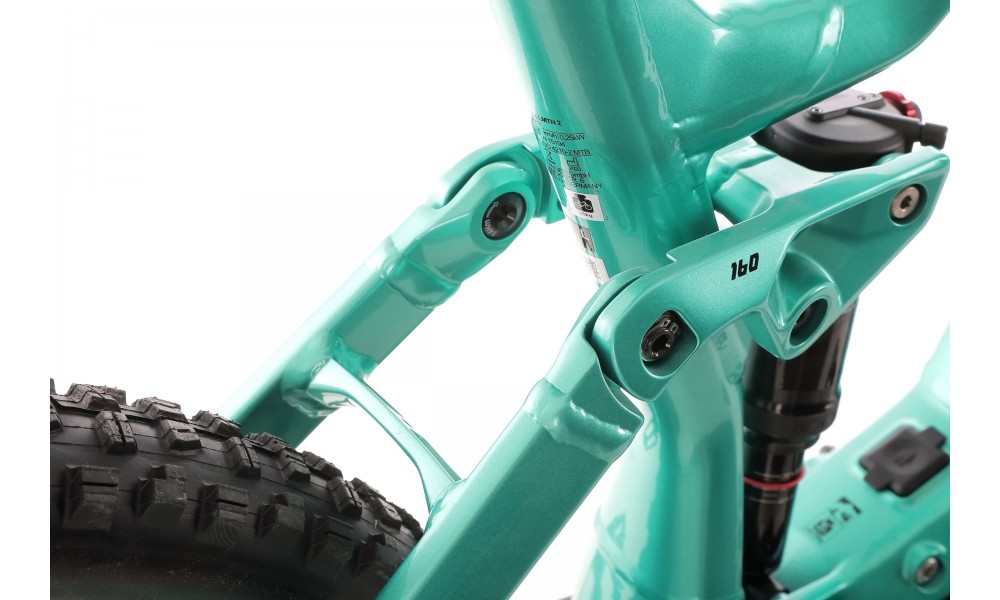 Rower górski elektryczny Haibike Allmtn 2 - turkusowy-czarny