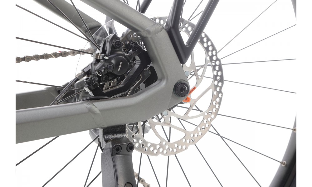 Rower trekkingowy elektryczny Winora Yucatan X8 High - szary