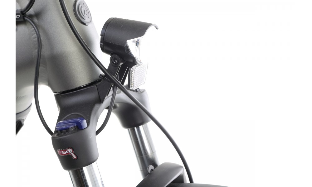 Rower trekkingowy elektryczny Winora Yucatan X8 High - szary