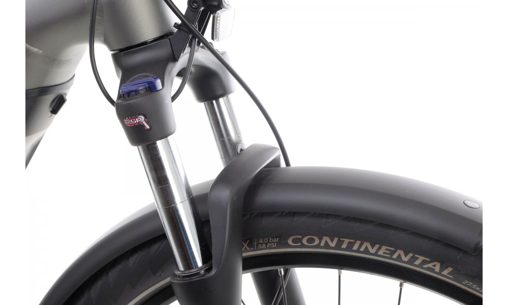 Rower trekkingowy elektryczny Winora Yucatan X8 High - szary