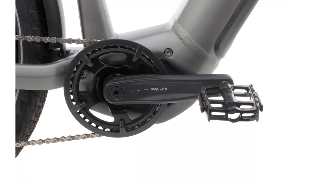 Rower trekkingowy elektryczny Winora Yucatan X8 High - szary