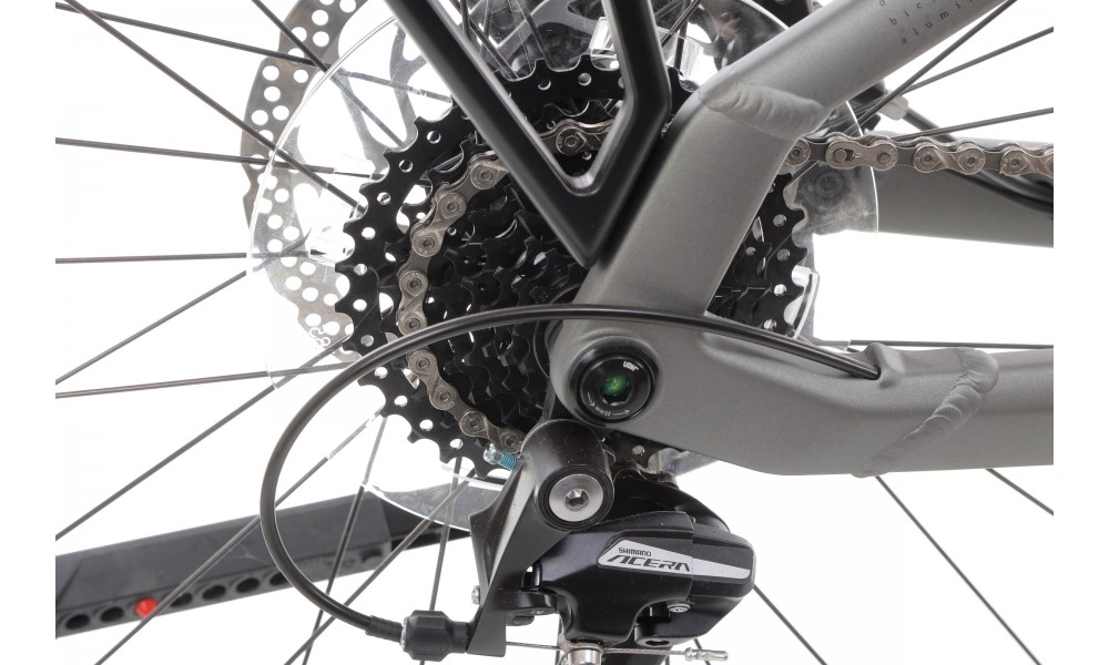 Rower trekkingowy elektryczny Winora Yucatan X8 High - szary