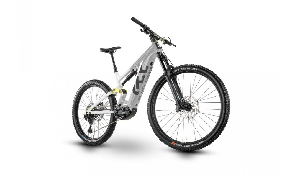 Rower górski elektryczny Husqvarna Mountain Cross MC1 - szaro-biały