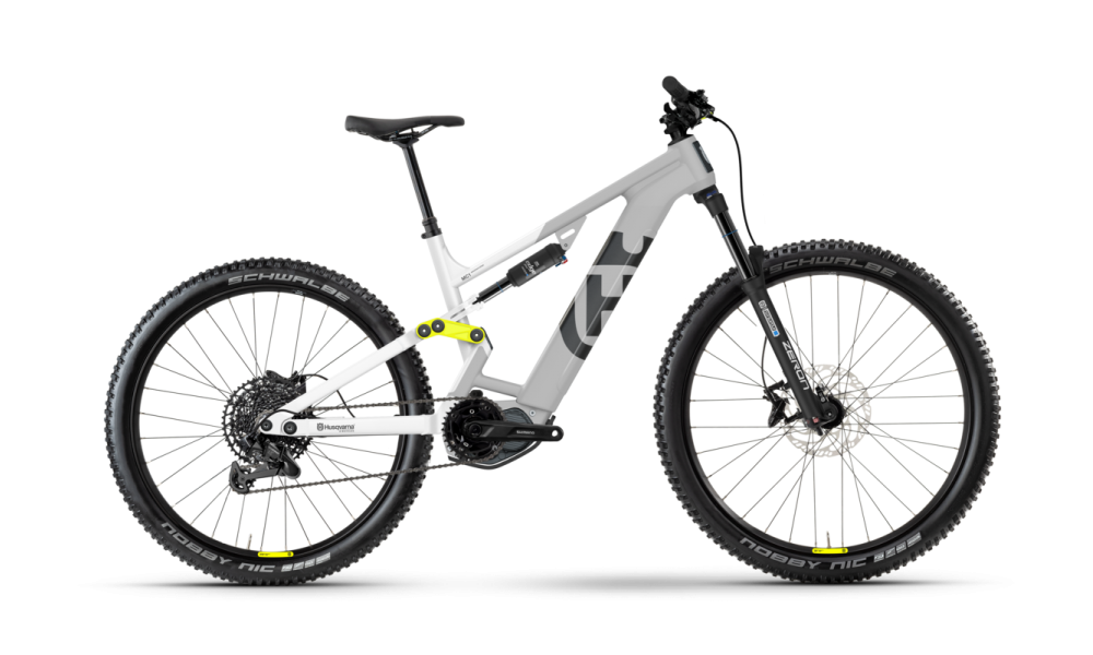 Rower górski elektryczny Husqvarna Mountain Cross MC1 - szaro-biały