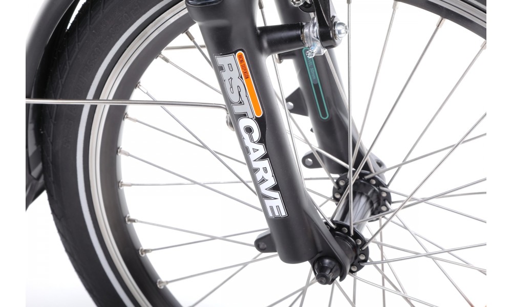 Rower składany elektryczny Ecobike Even 2023 15,5cala-14,5Ah - czarny