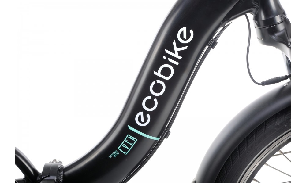 Rower składany elektryczny Ecobike Even 2023 15,5cala-14,5Ah - czarny