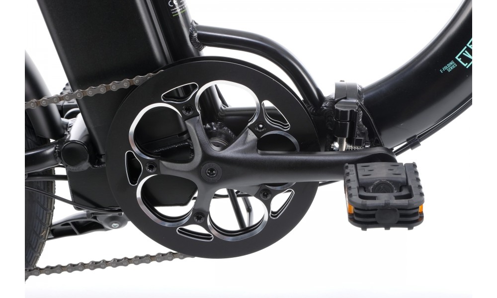 Rower składany elektryczny Ecobike Even 2023 15,5cala-14,5Ah - czarny