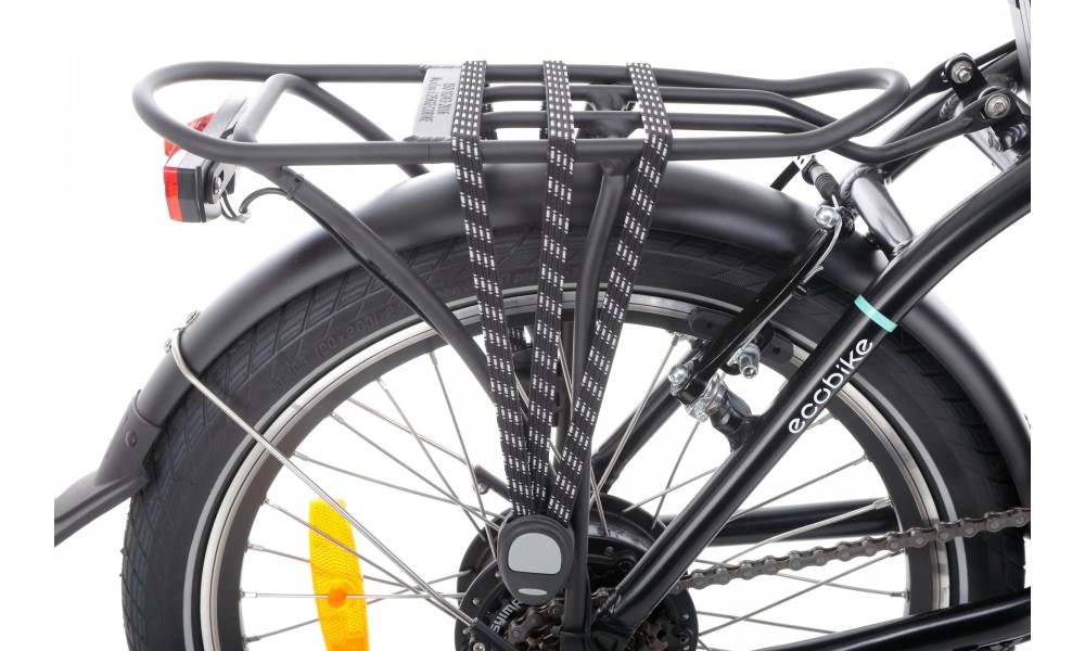 Rower składany elektryczny Ecobike Even 2023 15,5cala-14,5Ah - czarny