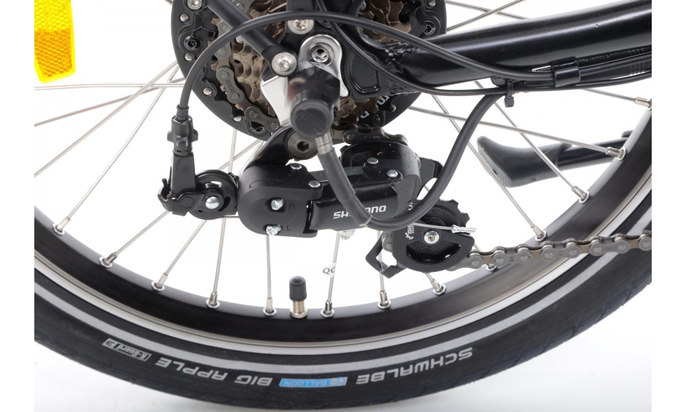 Rower składany elektryczny Ecobike Even 2023 15,5cala-14,5Ah - czarny