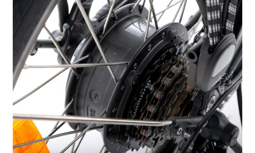 Rower składany elektryczny Ecobike Even 2023 15,5cala-14,5Ah - czarny