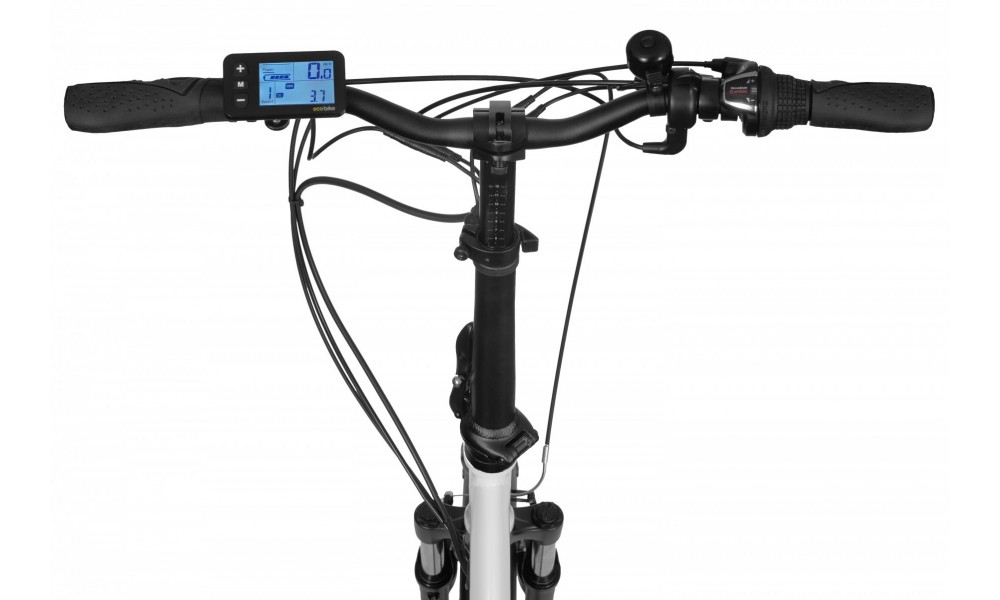 Rower składany elektryczny Ecobike Even 2023 15,5cala-14,5Ah - biały