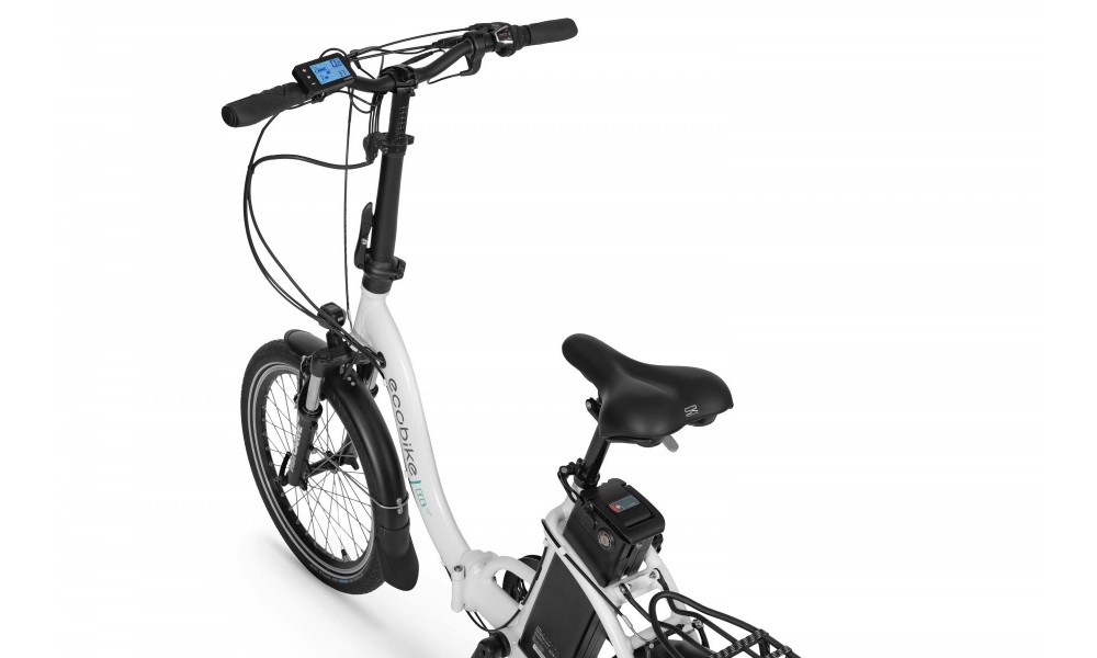 Rower składany elektryczny Ecobike Even 2023 15,5cala-14,5Ah - biały