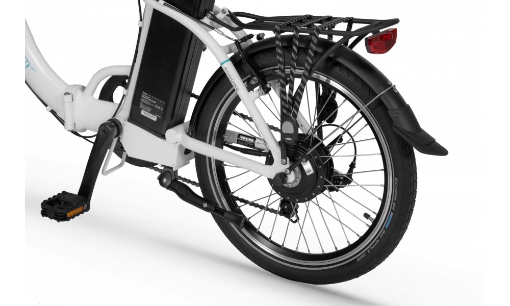 Rower składany elektryczny Ecobike Even 2023 15,5cala-14,5Ah - biały