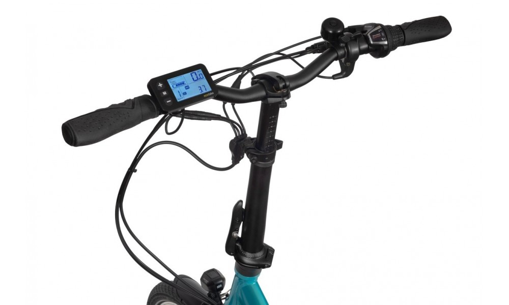 Rower składany elektryczny Ecobike Even 2023 15,5cala-14,5Ah - niebieski