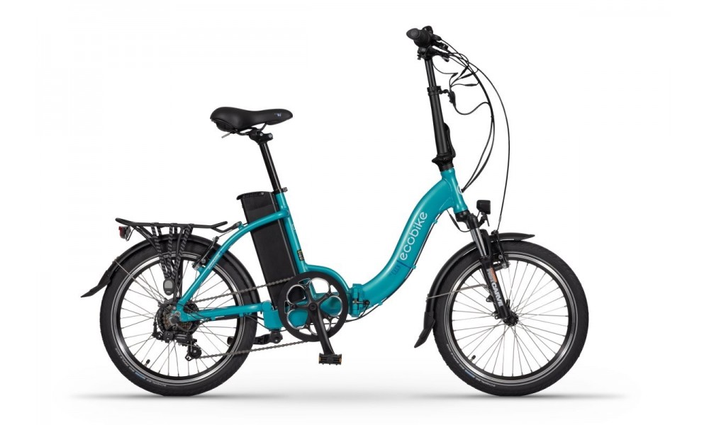 Rower składany elektryczny Ecobike Even 2023 15,5cala-14,5Ah - niebieski