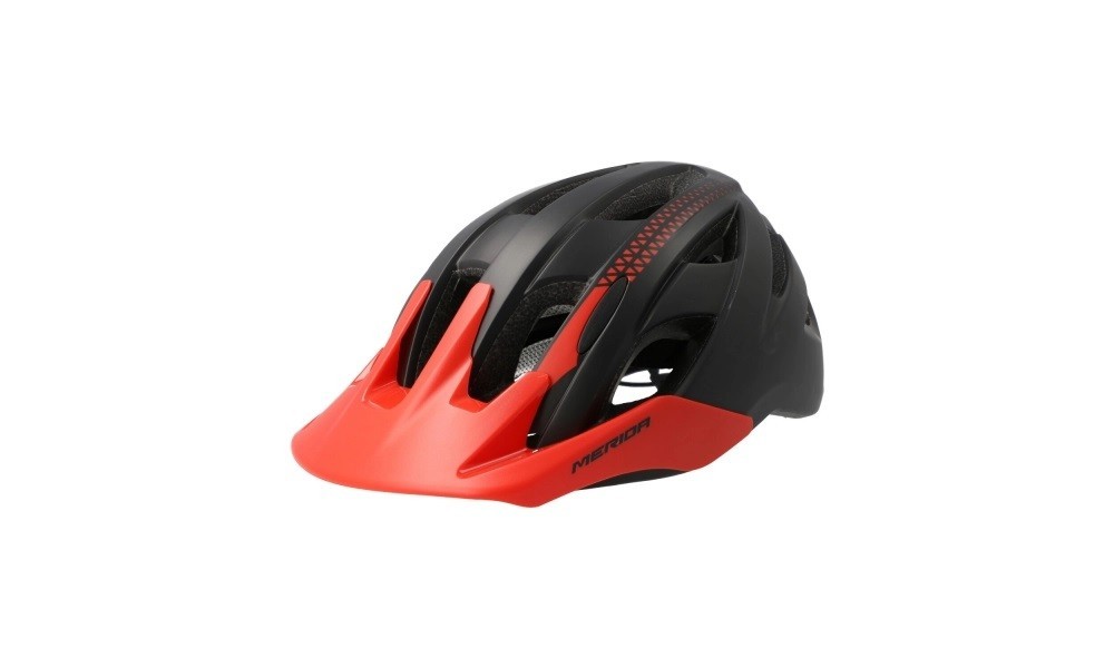Kask dziecięcy Merida Young - czarno-czerwony