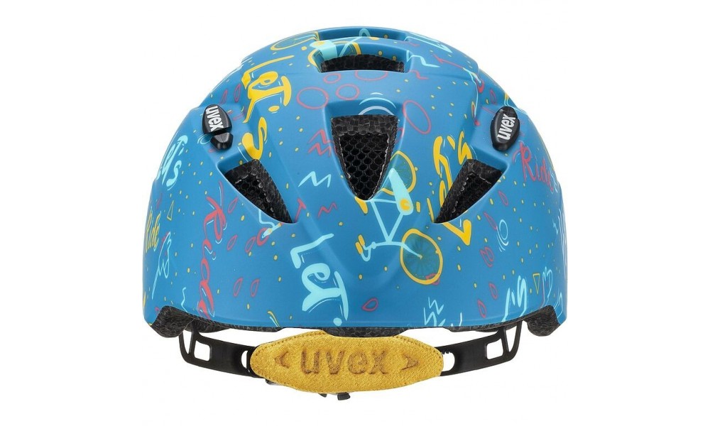 Kask dziecięcy Uvex Kid 2 CC - niebiesko-żółty
