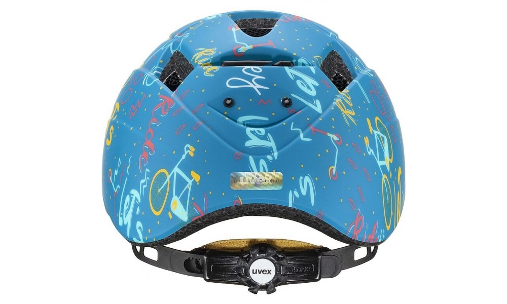 Kask dziecięcy Uvex Kid 2 CC - niebiesko-żółty