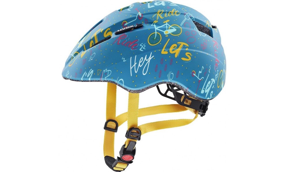 Kask dziecięcy Uvex Kid 2 CC - niebiesko-żółty