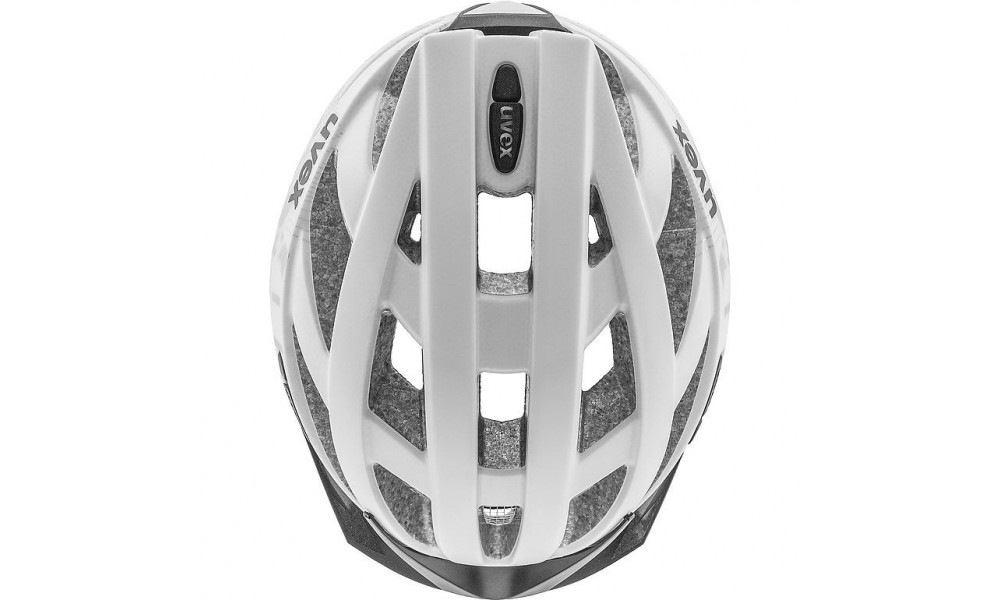 Kask rowerowy Uvex City i-vo - biało-czarny