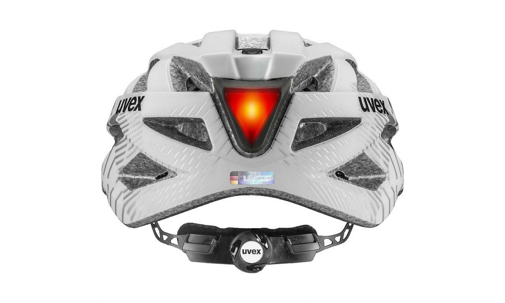 Kask rowerowy Uvex City i-vo - biało-czarny