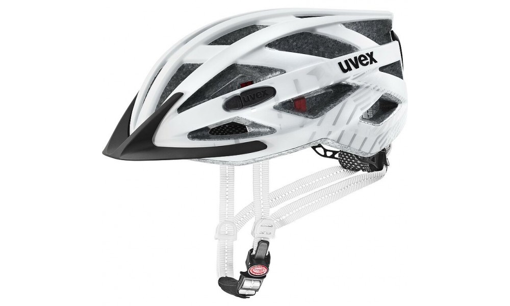 Kask rowerowy Uvex City i-vo - biało-czarny