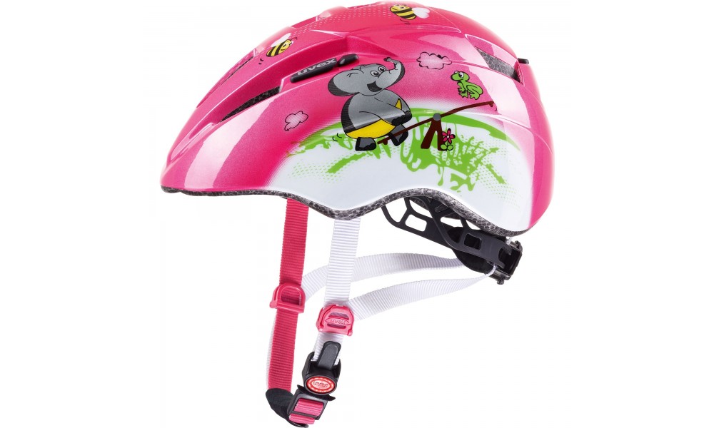 Kask rowerowy dziecięcy Uvex Kid 2 - różowy