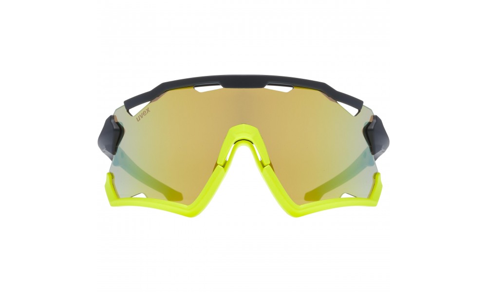 Okulary Uvex Sportstyle 228 - czarno-limonkowy