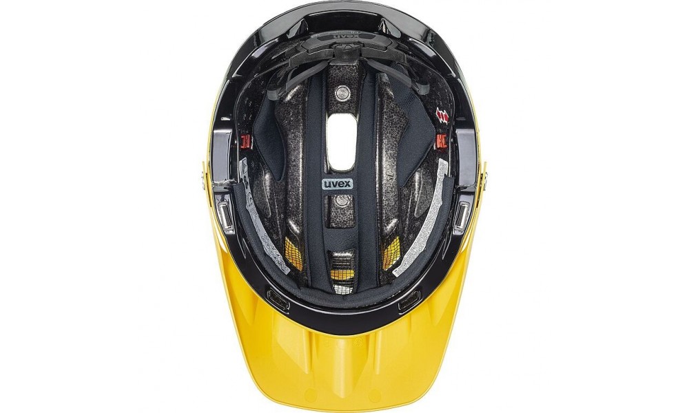 Kask rowerowy Uvex Quatro Integrale - żółty