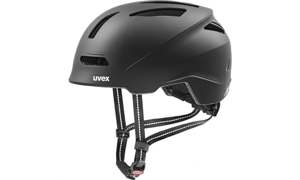 Kask rowerowy Uvex Urban Planet - czarny matowy