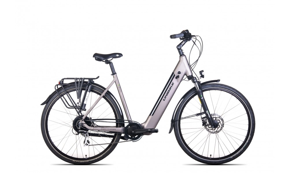 Rower elektryczny Unibike Optima - grafitowy
