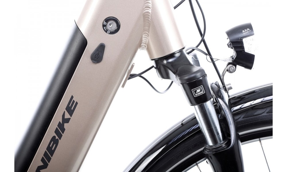 Rower elektryczny Unibike Optima - tytanowy