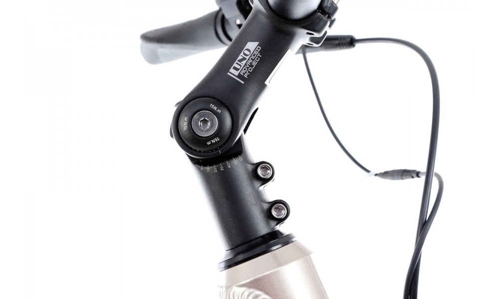 Rower elektryczny Unibike Optima - tytanowy