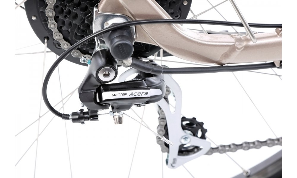 Rower elektryczny Unibike Optima - tytanowy