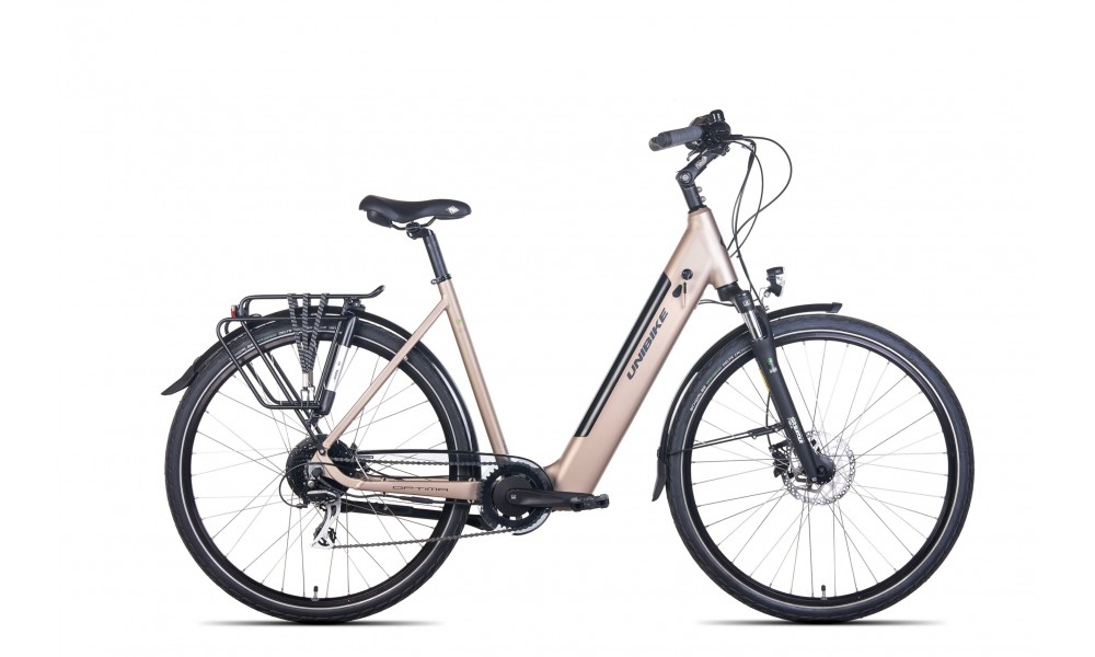 Rower elektryczny Unibike Optima - tytanowy