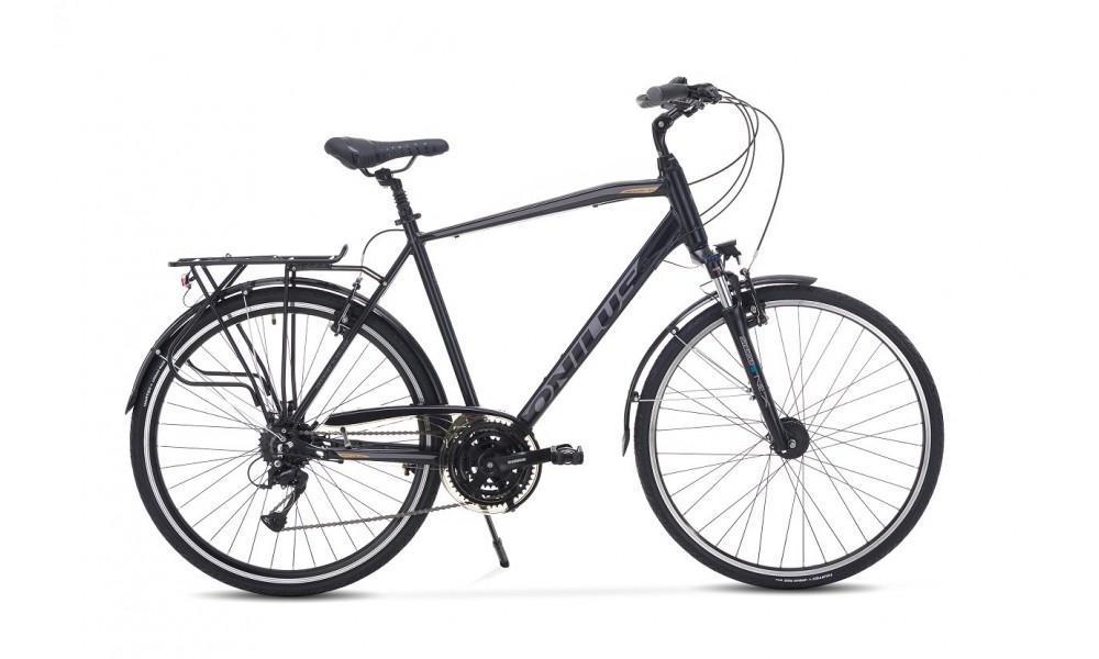 Rower trekkingowy Onilus Hanower 3.0 - czarny