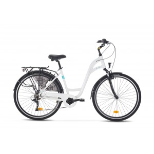 Rower miejski Onilus Selena - biały 1