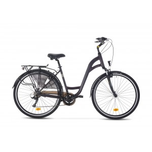 Rower miejski Onilus Selena - bordowy 1